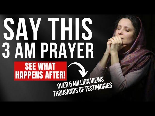 How to Pray When You Wake Up At 3am | Powerful Protection Prayer (Christian Motivation)