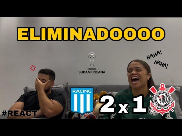 REACT REAÇÕES RACING x CORINTHIANS | Casal Rivalidade