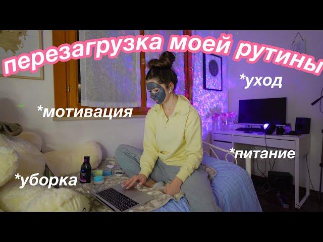 Перезагрузка моей рутины | Как я борюсь с прокрастинацией | *getting my life together