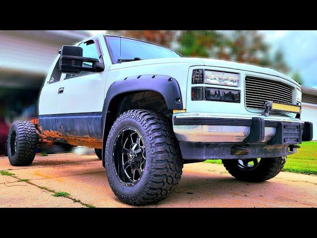 LIFTING my OBS K1500 and putting on 33s