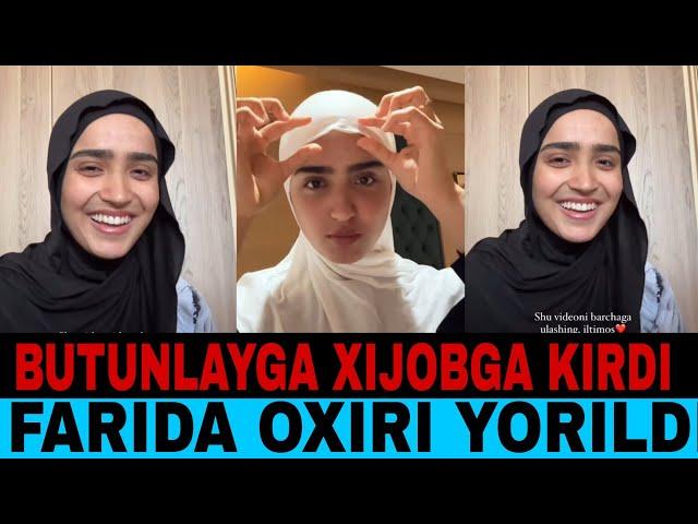 FARIDA HALQGA MUROJAT YONLADI. HIJOBGGA KIRDIMI. BARCHA SAVOLARGA JAVOBLAR