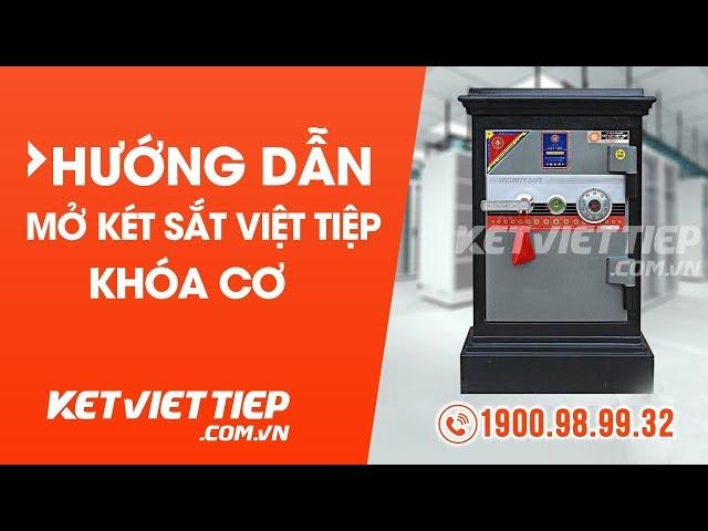 Hướng Dẫn Sử Dụng Két Sắt Việt Tiệp Khoá Cơ Có 04 Mã Số