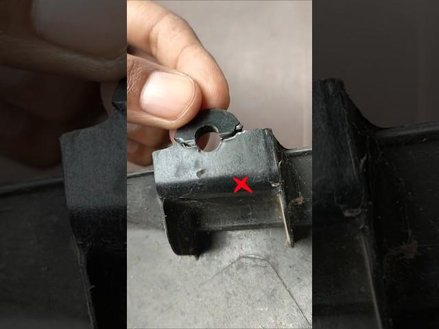 How to fix a broken plastic part with ash!