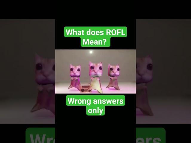 what does rofl #memes #foryou  #elgato