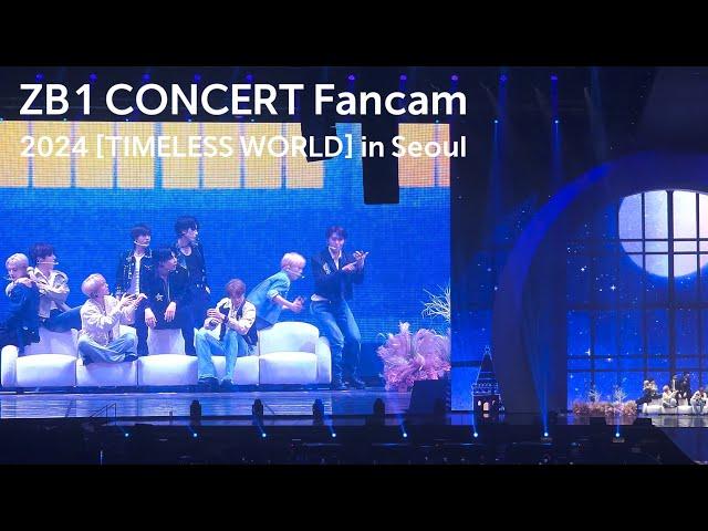 ZEROBASEONE Concert Full Fancam THE FIRST TOUR [TIMELESS WORLD] IN SEOUL | 240920 ZB1