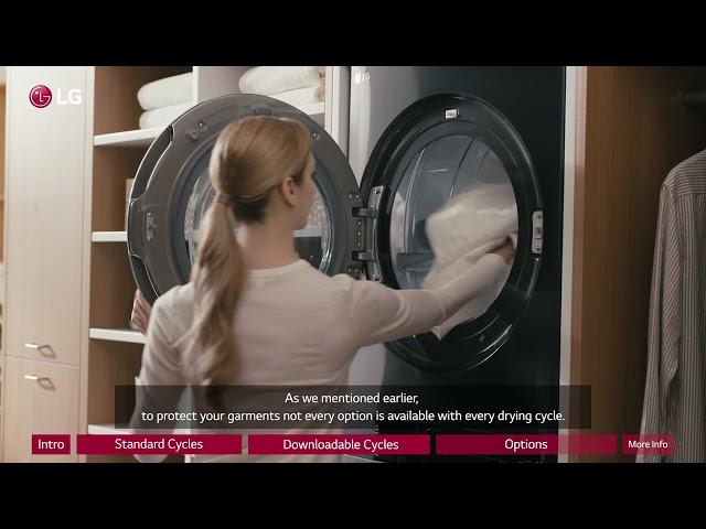 [LG Dryers] Cycles and Options