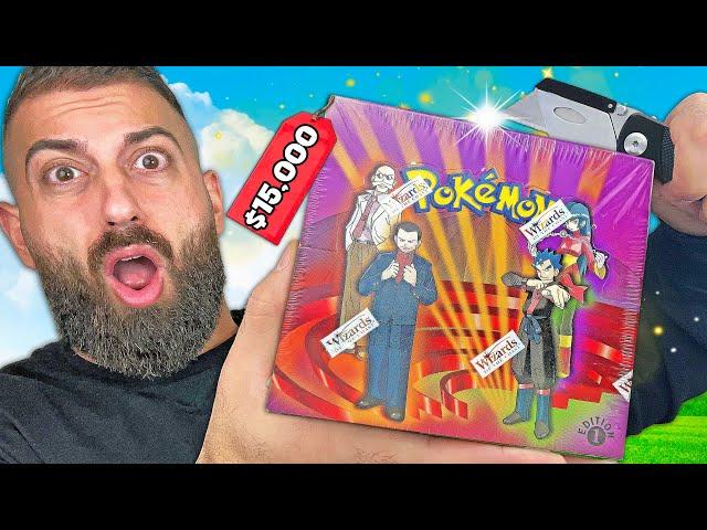 Opening a $15,000 Pokemon Box To Find Charizard!