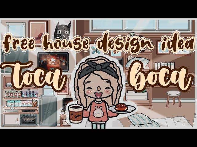 Toca Boca Free Aesthetic House Idea  | free to copy house design | house tour  ~ monica winsleth