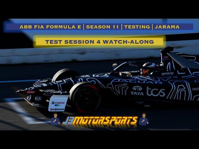  ABB FIA Formula E | 2024-25 | Season 11 | #FETesting | Test Session 4 Watch-Along