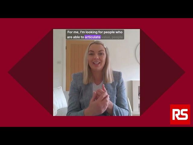 Sarah Thurlow - UK Regional Sales Manager - Meet the Manager Series