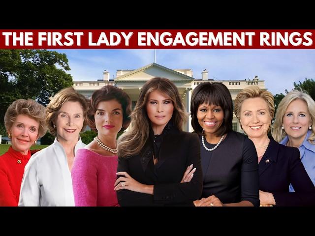 First Ladies Engagement Rings | Kennedy | Reagan | Bush | Clinton | Obama | Trump | Biden