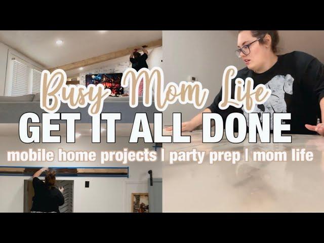 *NEW*BUSY MOM LIFE IN THE DOUBLE WIDE | get it all done with me | mobile home makeover ep.40