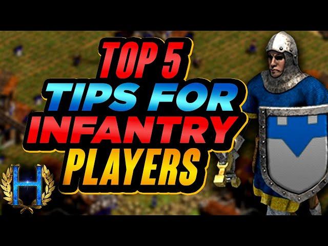 Top 5 Tips For Infantry Players | Aoe2