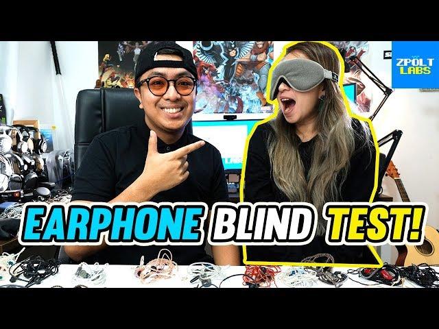  EARPHONE *BLIND TEST* -  with a Non-Audiophile feat Jamie! BIRD BOX TEST 