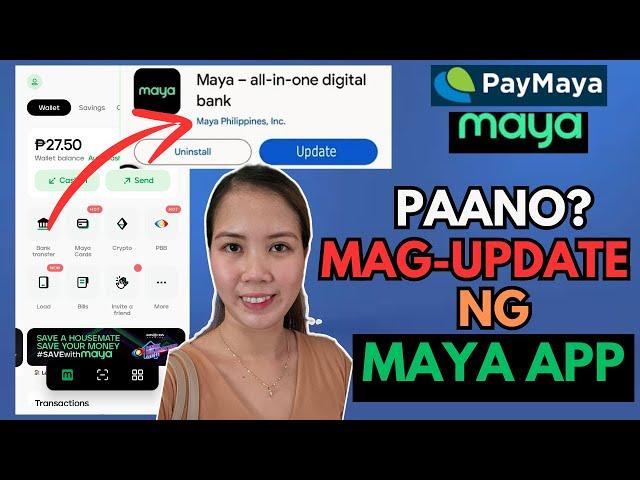 PAANO MAG-UPDATE NG MAYA APP 2024 | HOW TO UPDATE MAYA APP/PAYMAYA