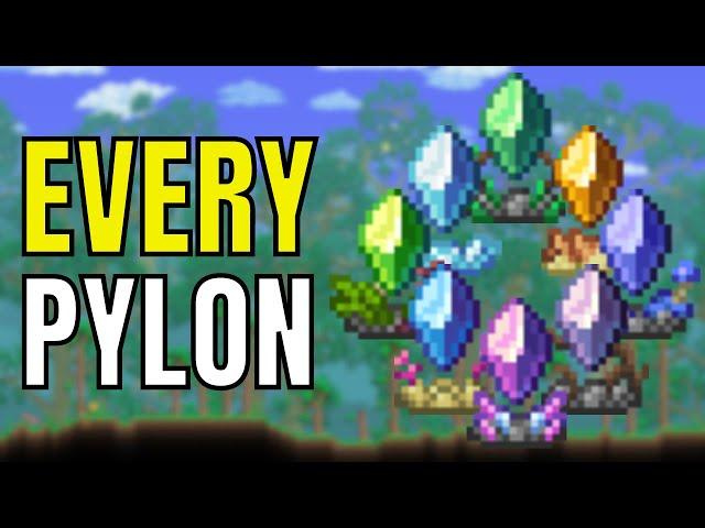 Terraria 1.4.4.9 Pylon Guide!