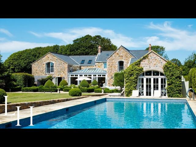 Inside a £7,500,000 Modern Country Mansion with Beautiful Outdoor Swimming Pool