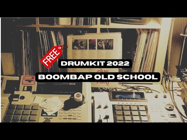 (FREE) BOOMBAP OLD SCHOOL DRUMKIT 2022 | Free Drum Kit Download