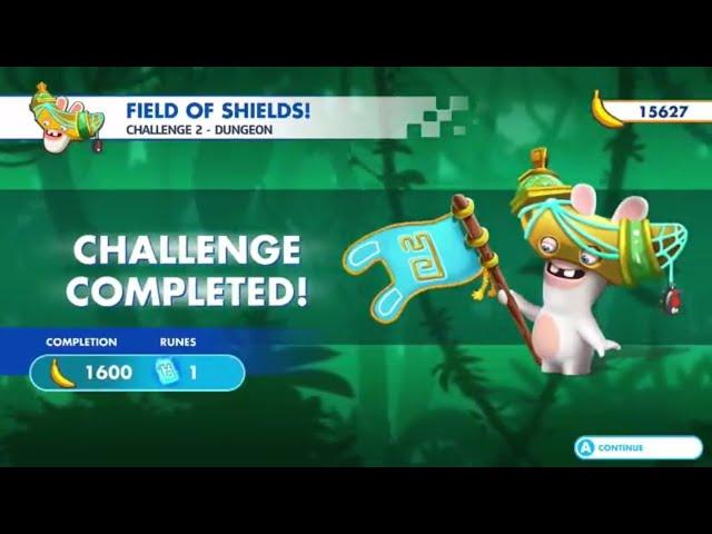 Mario + Rabbids Kingdom Battle - Donkey Kong Adventure | Dungeon Challenge 2 - Field of Shields!