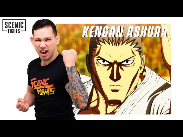 MMA Fighter Breaks Down Kengan Ashura Anime Fight Scene | Akoya Seishu vs Cosmo Imai | Scenic Fights