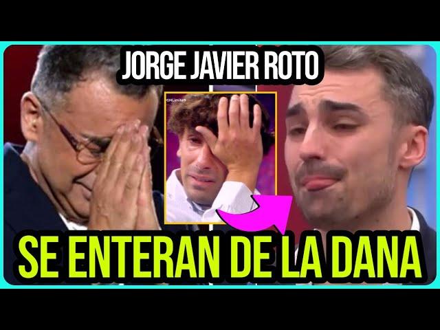 TRÁGICO ANUNCIO Jorge Javier Vázquez ROTO por la Dana en Valencia sacude Gran Hermano y Telecinco