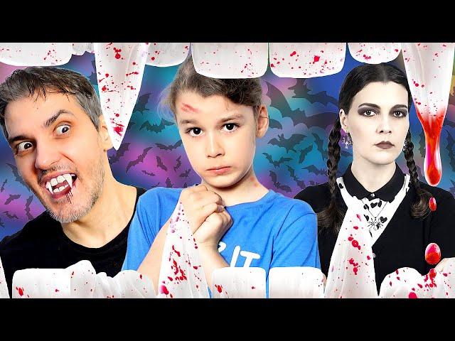 Wednesday Addams vs Vampir  în Viața Reală! TOATE EPISOADELE