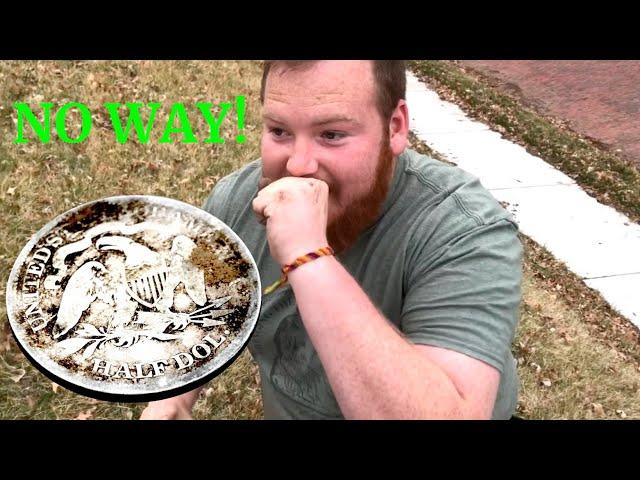 Treasure Hunter Digs ONCE IN A LIFETIME Find! Metal Detecting Old Coins!