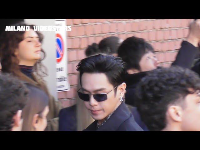 Zhang Ruoyun 张若昀 @ Milan Fashion Week 13 january 2024 show Fendi - Milano