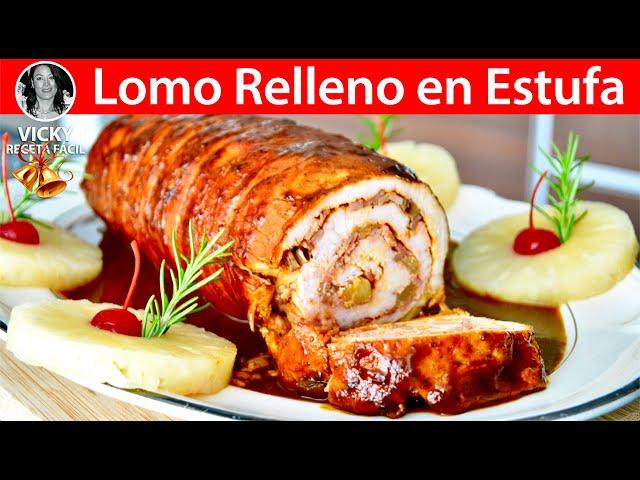 Lomo Relleno en ESTUFA | #VickyRecetaFacil