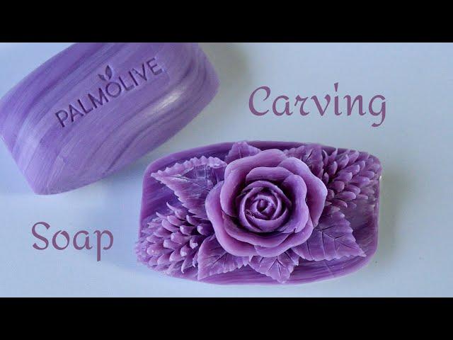 SOAP CARVING | Soap Flower |  Relaxing to Make and See