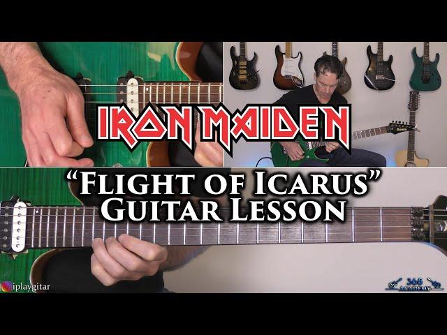 Iron Maiden - Flight of Icarus Guitar Lesson