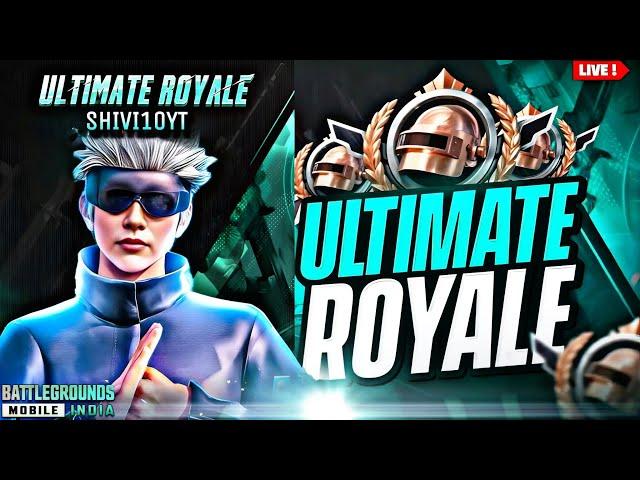 Rank Push Ultimate Royale | #bgmi #bgmilive #giveaway  | RP giveaway on 500 Subs