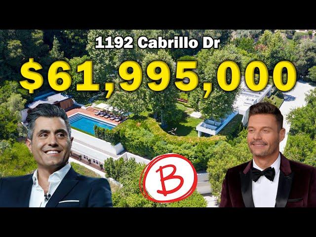 Ryan Seacrest's $62,000,000 Mansion | 1192 Cabrillo Dr | Beverly Hills | Real Estate Agent Reacts