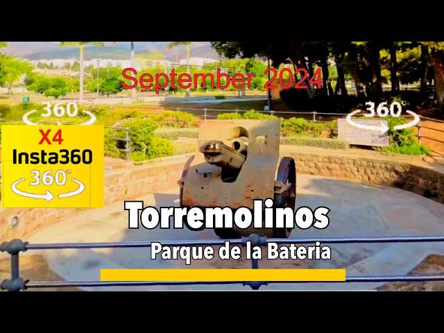 Torremolinos, Parque de la Bateria immersive 360 VR experience. It’s September 2024 .