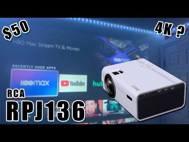 $50 Walmart RCA RPJ136 Home Theater Projector || JAZZYTV