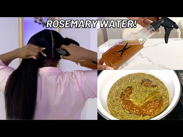 The Best Way To Use ROSEMARY For HAIR GROWTH | Extreme Thickness