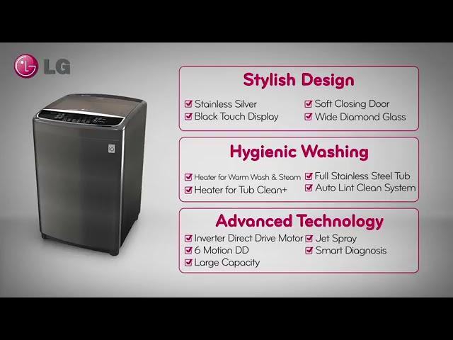 LG top load washing machine