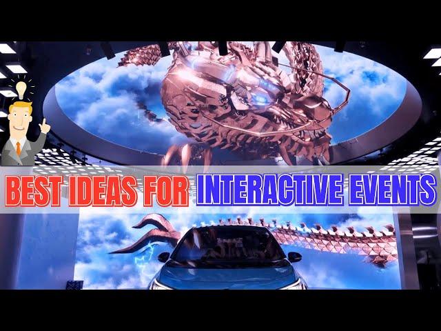 What Are the Best Interactive Event Ideas for Event Management, Trade Shows, and Exhibition Design?