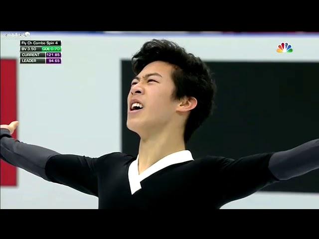 2018WC Nathan Chen FS (NBC)