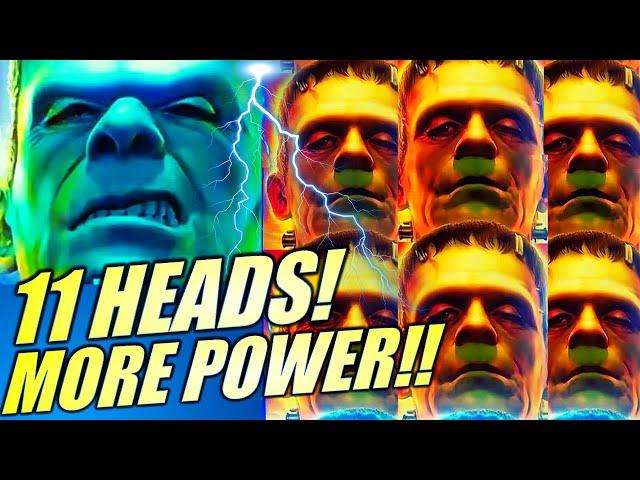 I NEED MORE POWER!! 11 FRANKENSTEIN HEADS! FRANKENSTEIN Slot Machine (LIGHT & WONDER)