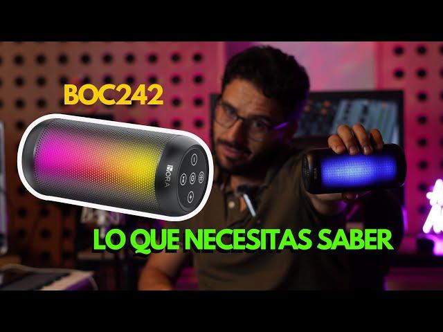 1HORA BOCINA BOC242 - PARLANTE RGB PORTABLE - REVIEW DE FUNCIONAMIENTO