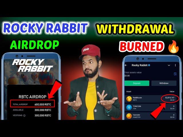 Rocky Rabbit Airdrop out | Rocky Rabbit Airdrop withdrawal process | Rocky Rabbit $RBTC token claim