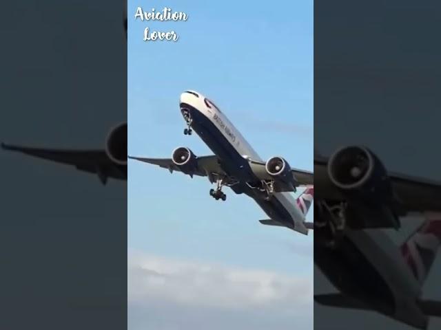 British Airways take off ️ #british #britishairways #aeroplane #aviation  #aviationlover #shorts