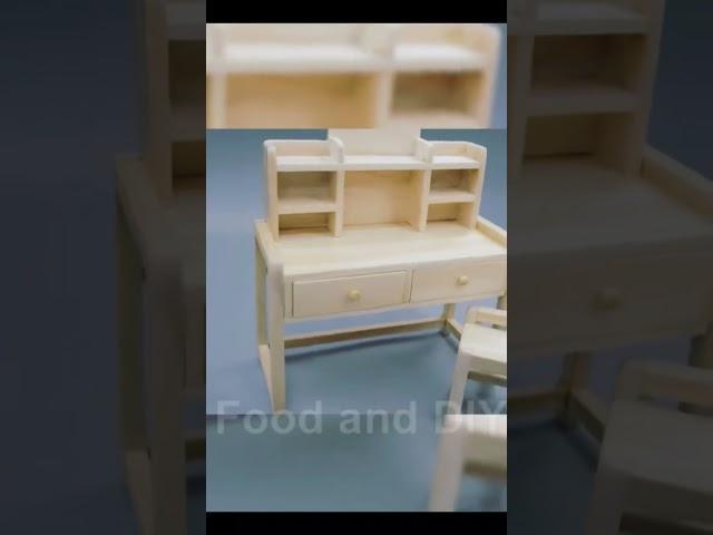 DIY  writing desk model tutorial  furniture Dollhouse desk#Short56 ItXVmku1P2s