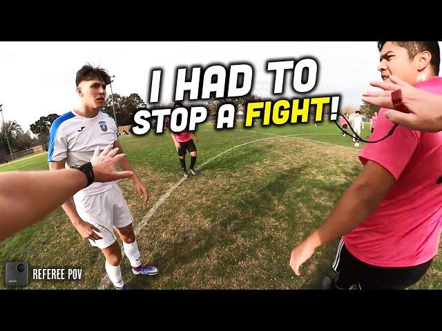 I had to STOP A FIGHT! | Referee POV | GoPro