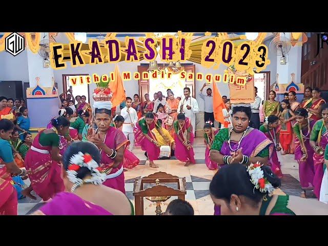 Ashadi Ekadashi 2023 Dindi Performance at Vithal Mandir Sanqulim Goa #ekadashi2023#dindi