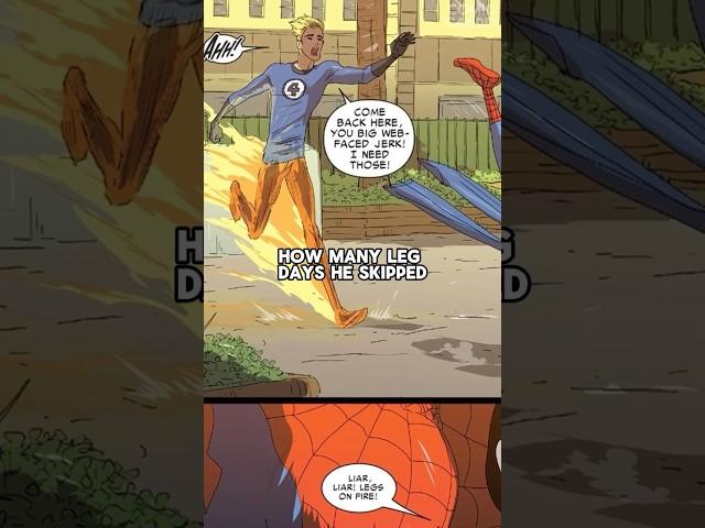 Spider-Man's Prank on Johnny Storm Goes Too Far
