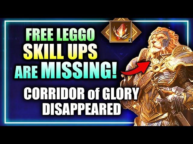 Free Legendary Skill Crystals Are MIA?! NO CORRIDOR OF GLORY FOR 1 MONTH+ - Where is it? #WoR