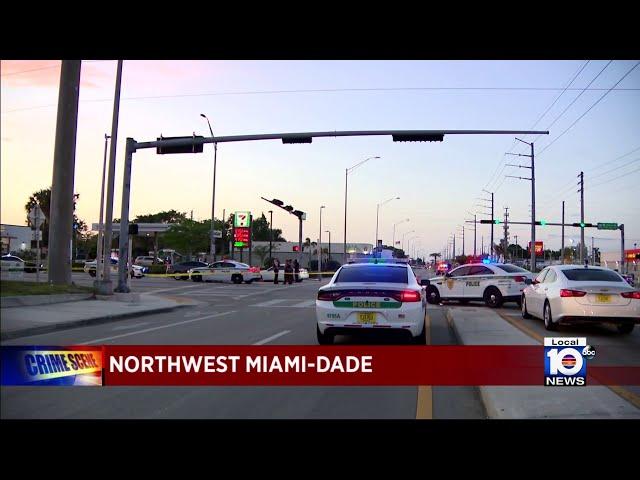 Miami-Dade police investigating drive-by double shooting