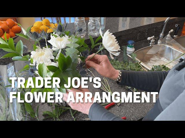 Trader Joe's Flower Arrangement  - Your Winter Survival Tip